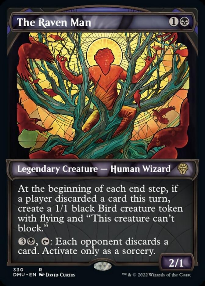 The Raven Man (Showcase Textured) [Dominaria United] | Exor Games Truro