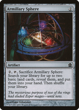 Armillary Sphere [Commander 2011] | Exor Games Truro