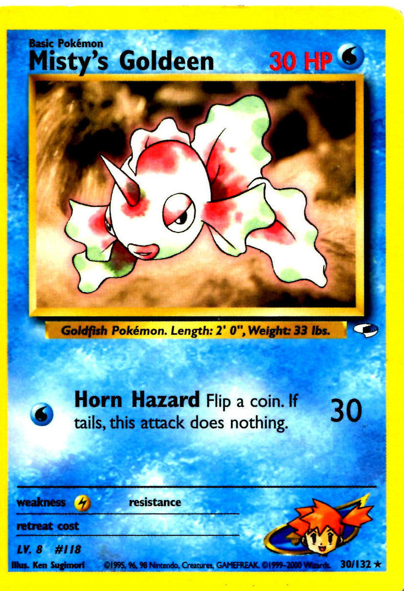 Misty's Goldeen (30/132) [Gym Heroes Unlimited] | Exor Games Truro