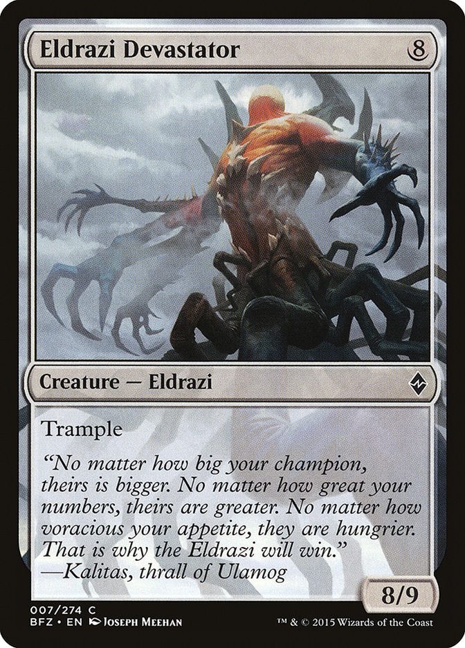 Eldrazi Devastator [Battle for Zendikar] | Exor Games Truro