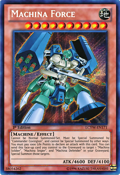 Machina Force [LCYW-EN171] Secret Rare | Exor Games Truro