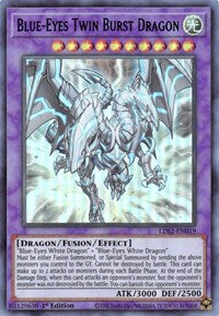 Blue-Eyes Twin Burst Dragon (Blue) [LDS2-EN019] Ultra Rare | Exor Games Truro