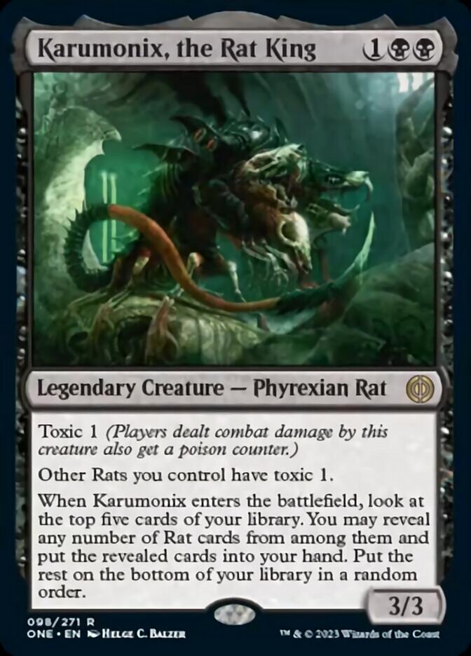 Karumonix, the Rat King [Phyrexia: All Will Be One] | Exor Games Truro