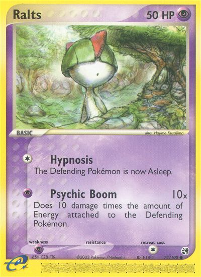 Ralts (74/100) [EX: Sandstorm] | Exor Games Truro