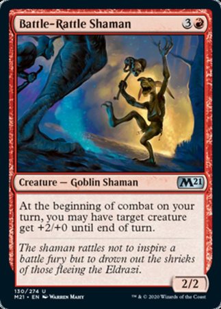 Battle-Rattle Shaman [Core Set 2021] | Exor Games Truro