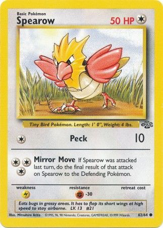 Spearow (62/64) [Jungle Unlimited] | Exor Games Truro