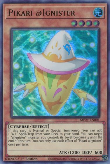 Pikari @Ignister [MP21-EN001] Ultra Rare | Exor Games Truro