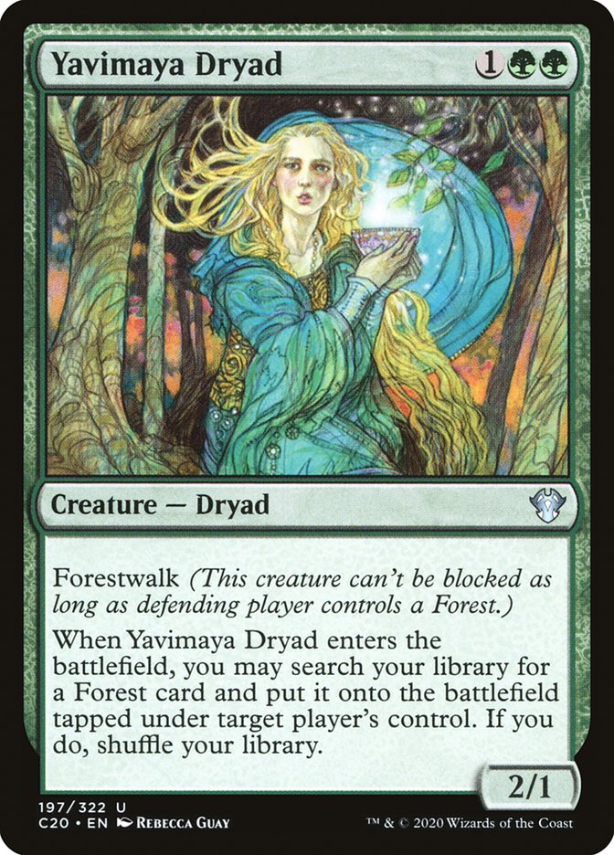 Yavimaya Dryad [Commander 2020] | Exor Games Truro