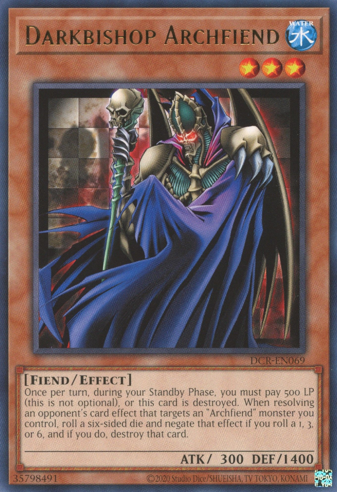 Darkbishop Archfiend [DCR-EN069] Rare | Exor Games Truro