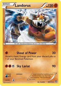 Landorus (58/111) (Theme Deck Exclusive) [XY: Furious Fists] | Exor Games Truro