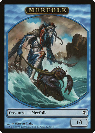 Merfolk Token [Zendikar Tokens] | Exor Games Truro