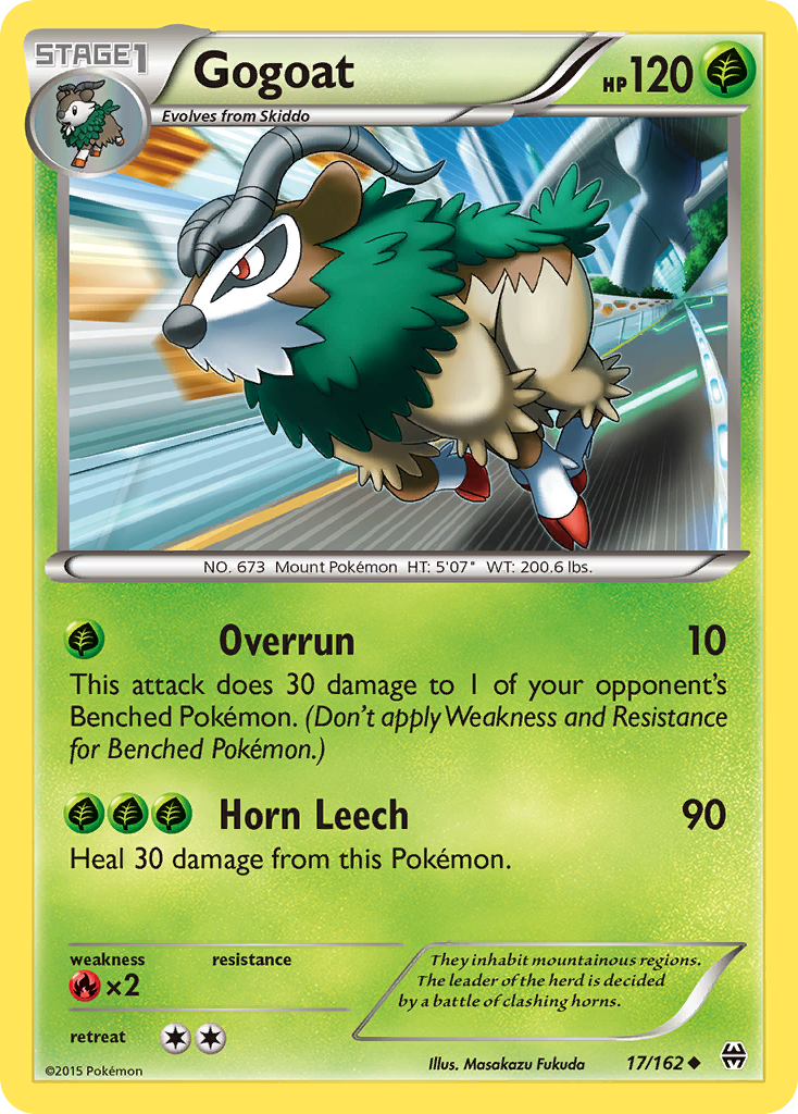 Gogoat (17/162) [XY: BREAKthrough] | Exor Games Truro