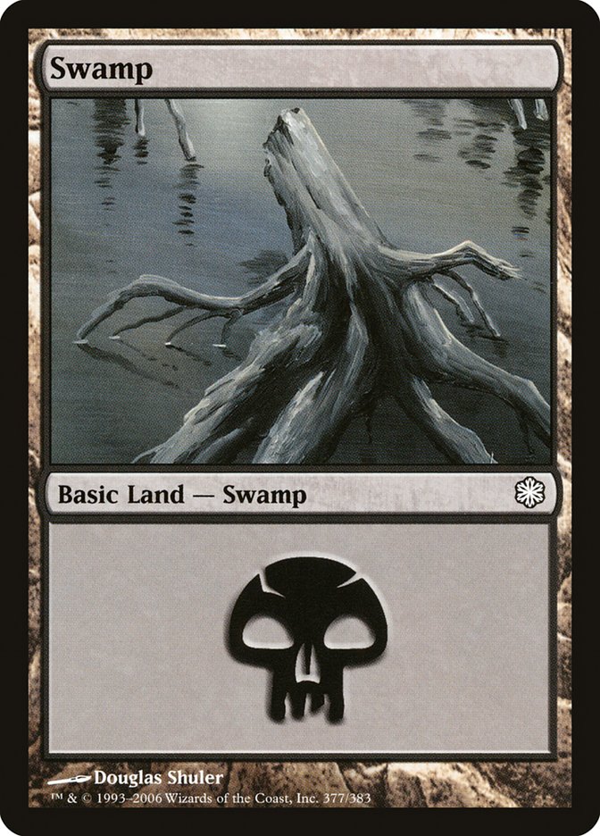 Swamp (377) [Coldsnap Theme Decks] | Exor Games Truro