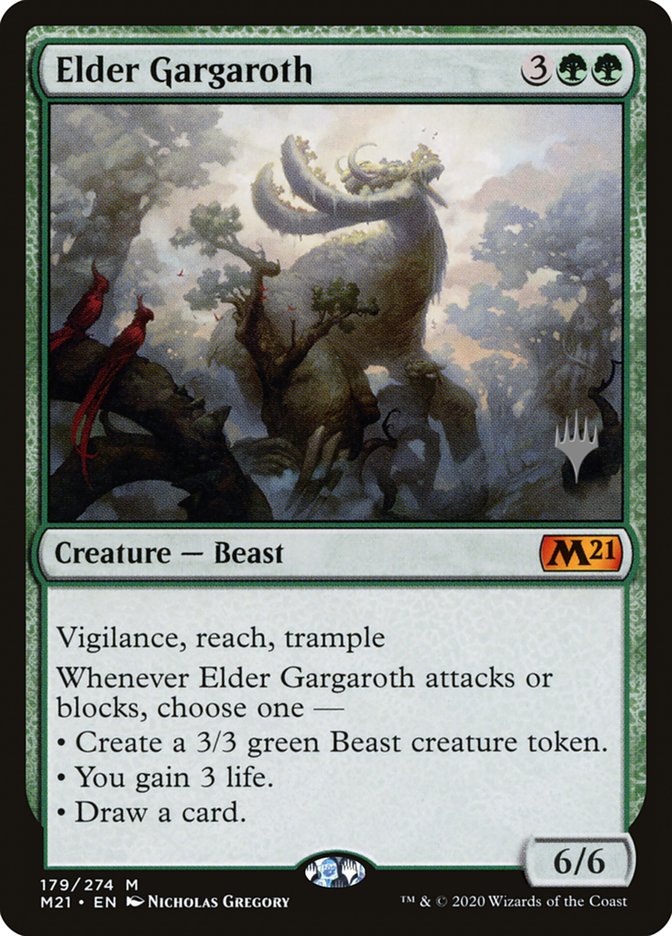Elder Gargaroth (Promo Pack) [Core Set 2021 Promos] | Exor Games Truro