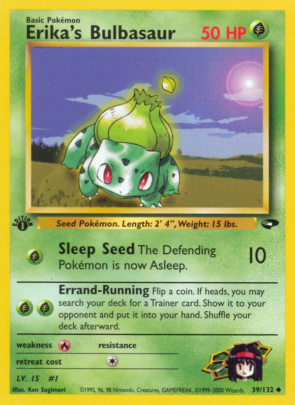 Erika's Bulbasaur (39/132) [Gym Challenge 1st Edition] | Exor Games Truro