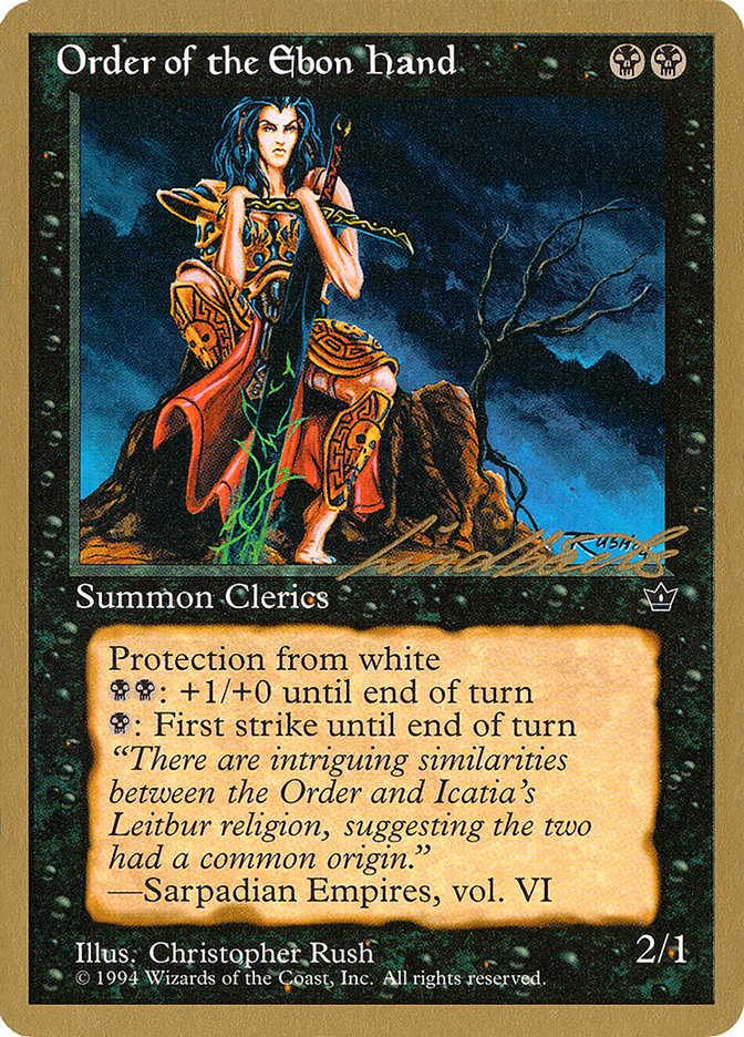 Order of the Ebon Hand (Rush) (Leon Lindback) [Pro Tour Collector Set] | Exor Games Truro