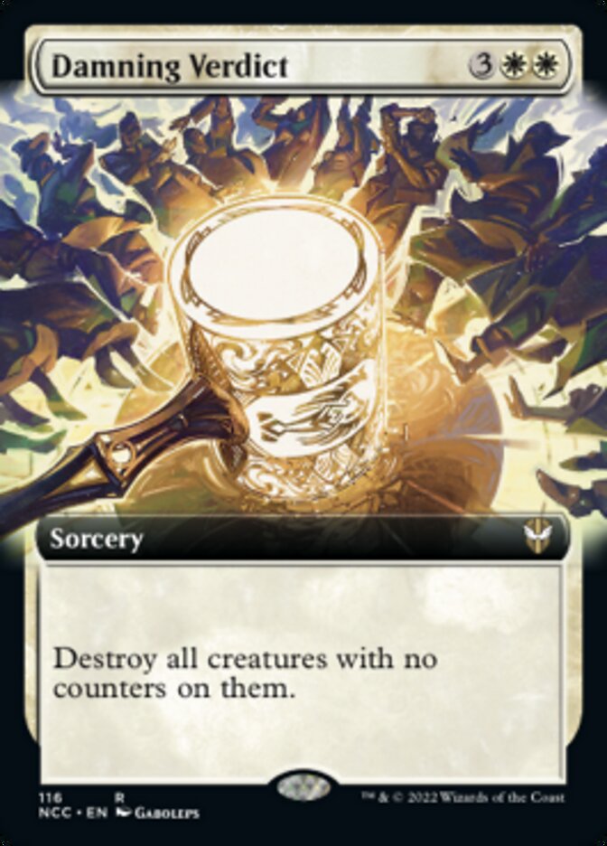 Damning Verdict (Extended Art) [Streets of New Capenna Commander] | Exor Games Truro