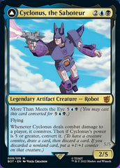 Cyclonus, the Saboteur // Cyclonus, Cybertronian Fighter [Universes Beyond: Transformers] | Exor Games Truro