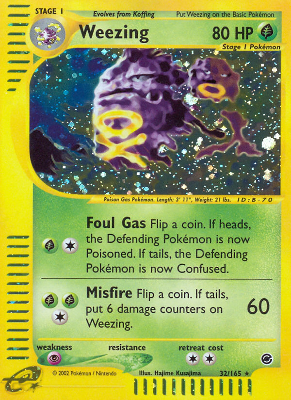 Weezing (32/165) [Expedition: Base Set] | Exor Games Truro