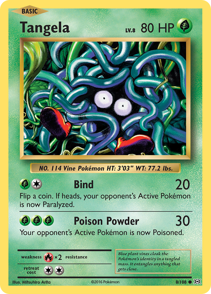 Tangela (8/108) [XY: Evolutions] | Exor Games Truro