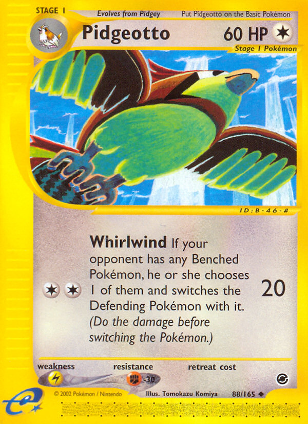 Pidgeotto (88/165) [Expedition: Base Set] | Exor Games Truro