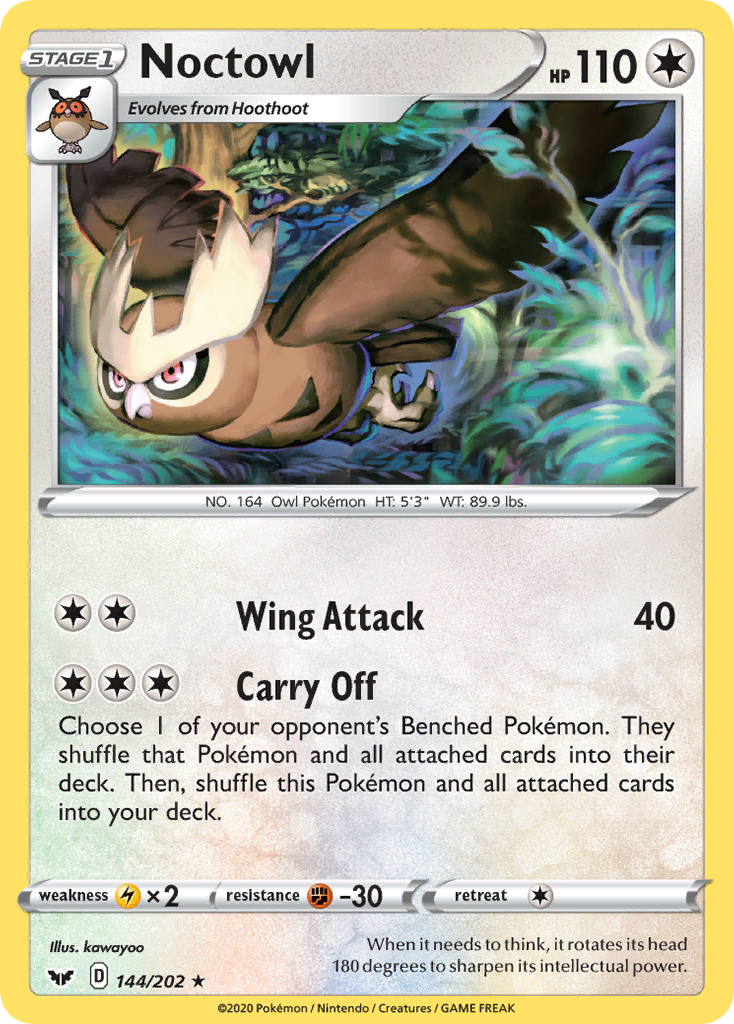 Noctowl (144/202) [Sword & Shield: Base Set] | Exor Games Truro