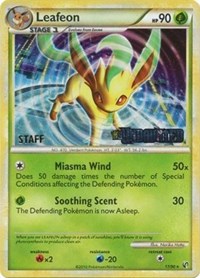 Leafeon (17/90) (Prerelease Promo) [Staff] [Nintendo: Black Star Promos] | Exor Games Truro