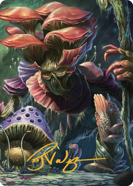 Myconid Spore Tender Art Card (Gold-Stamped Signature) [Commander Legends: Battle for Baldur's Gate Art Series] | Exor Games Truro