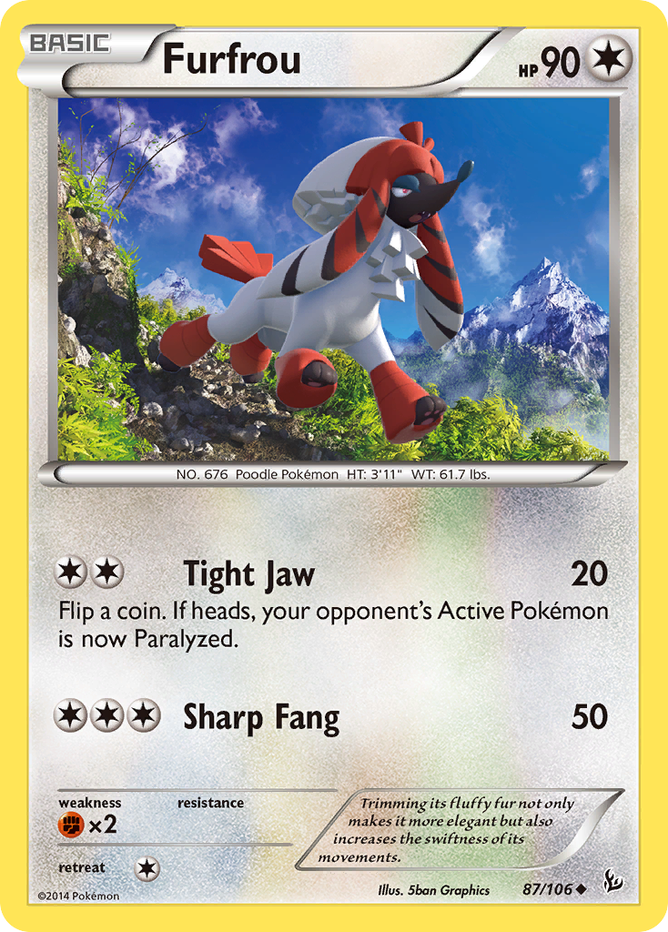 Furfrou (87/106) [XY: Flashfire] | Exor Games Truro