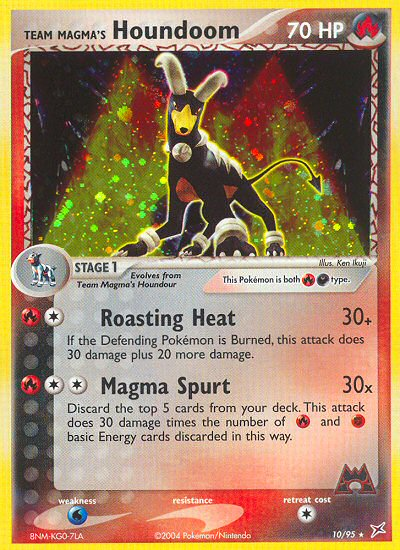 Team Magma's Houndoom (10/95) [EX: Team Magma vs Team Aqua] | Exor Games Truro