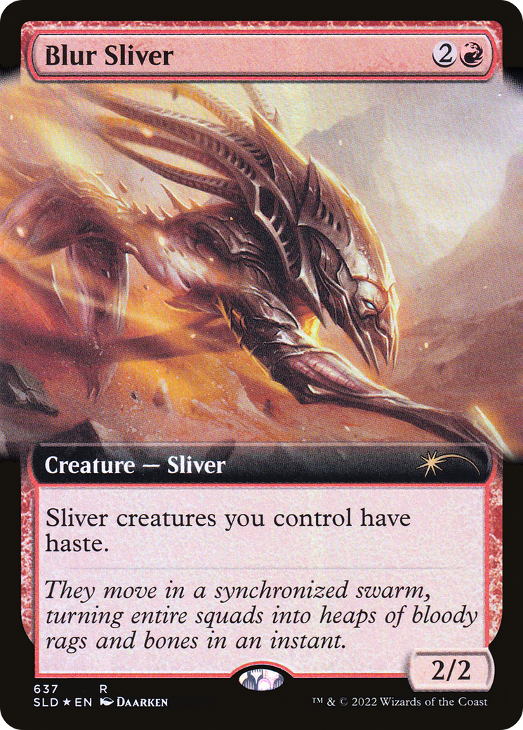 Blur Sliver (Extended Art) [Secret Lair Drop Promos] | Exor Games Truro