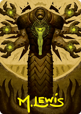 Inquisition of Kozilek Art Card (Gold-Stamped Signature) [Strixhaven: School of Mages Art Series] | Exor Games Truro