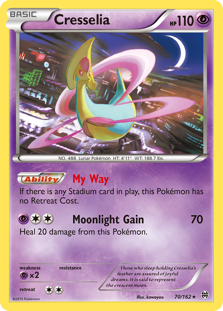 Cresselia (70/162) [XY: BREAKthrough] | Exor Games Truro