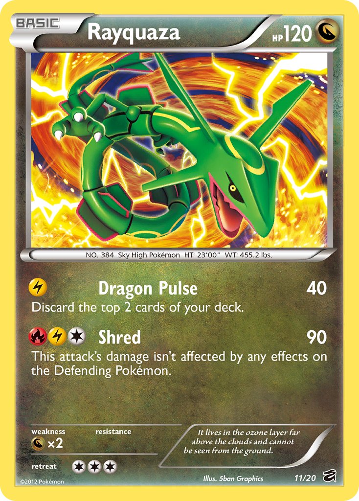 Rayquaza (11/20) (Blister Exclusive) [Black & White: Dragon Vault] | Exor Games Truro