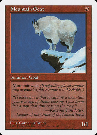 Mountain Goat [Fifth Edition] | Exor Games Truro