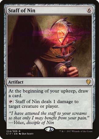 Staff of Nin [Commander 2017] | Exor Games Truro