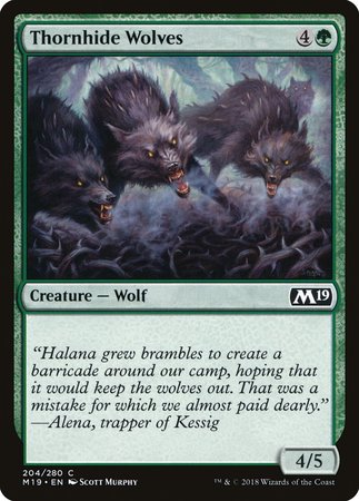 Thornhide Wolves [Core Set 2019] | Exor Games Truro