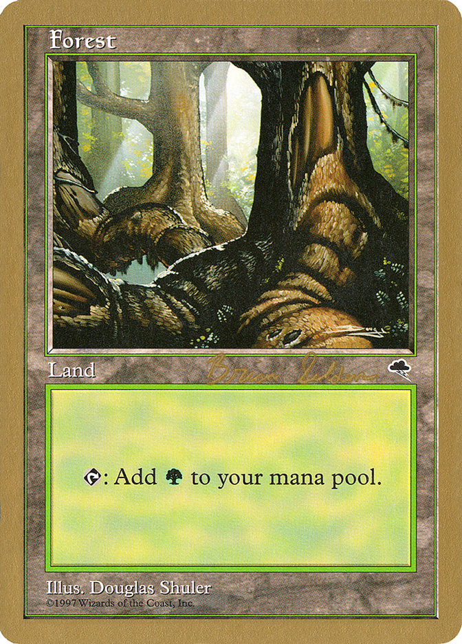 Forest (bs348) (Brian Selden) [World Championship Decks 1998] | Exor Games Truro