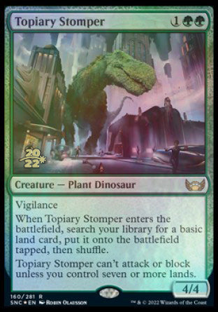 Topiary Stomper [Streets of New Capenna Prerelease Promos] | Exor Games Truro