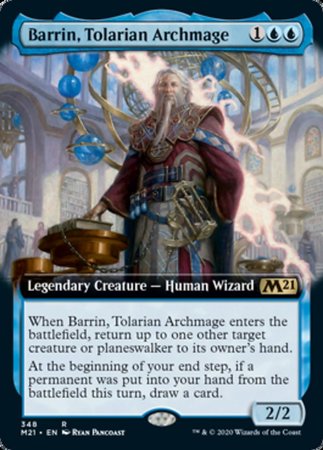 Barrin, Tolarian Archmage (Extended Art) [Core Set 2021] | Exor Games Truro