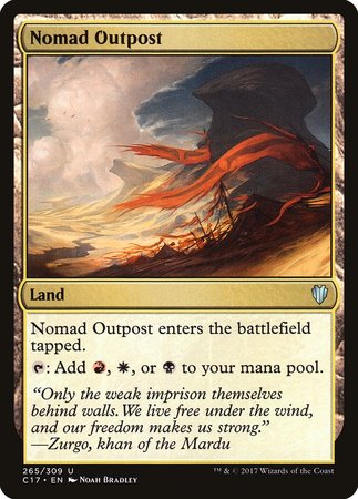 Nomad Outpost [Commander 2017] | Exor Games Truro