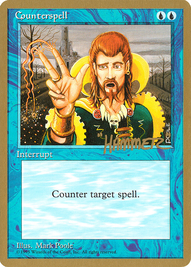 Counterspell (Shawn "Hammer" Regnier) [Pro Tour Collector Set] | Exor Games Truro
