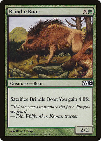 Brindle Boar [Magic 2012] | Exor Games Truro