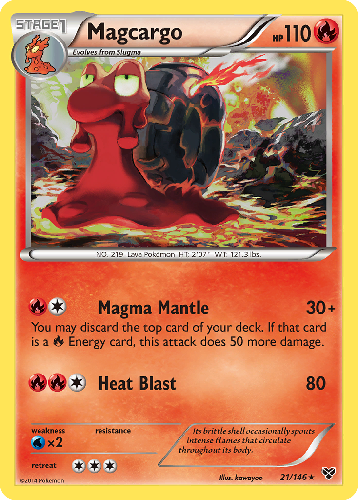 Magcargo (21/146) [XY: Base Set] | Exor Games Truro