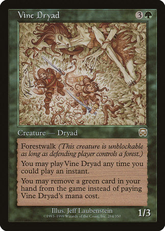 Vine Dryad [Mercadian Masques] | Exor Games Truro