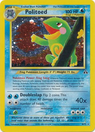 Politoed (8/75) [Neo Discovery Unlimited] | Exor Games Truro