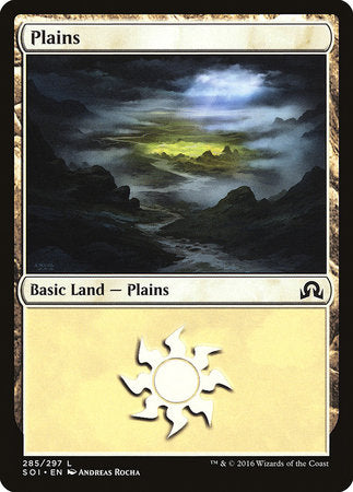 Plains (285) [Shadows over Innistrad] | Exor Games Truro