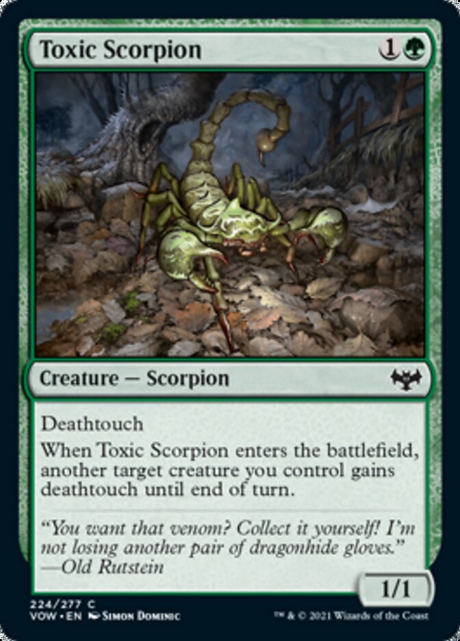 Toxic Scorpion [Innistrad: Crimson Vow] | Exor Games Truro