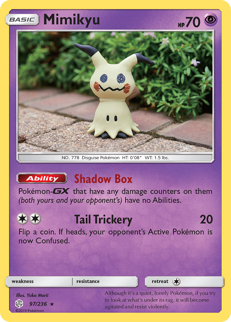 Mimikyu (97/236) [Sun & Moon: Cosmic Eclipse] | Exor Games Truro