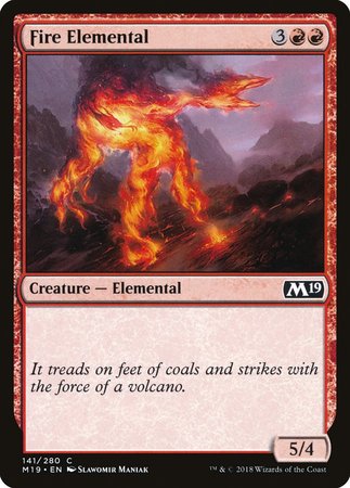 Fire Elemental [Core Set 2019] | Exor Games Truro